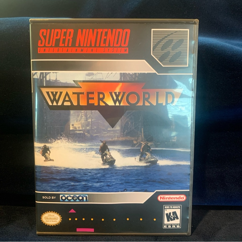 Water World Game SNES Super Nintendo  NTSC-U/C (US/Canada) USA English ⚡ !!!!!!!
